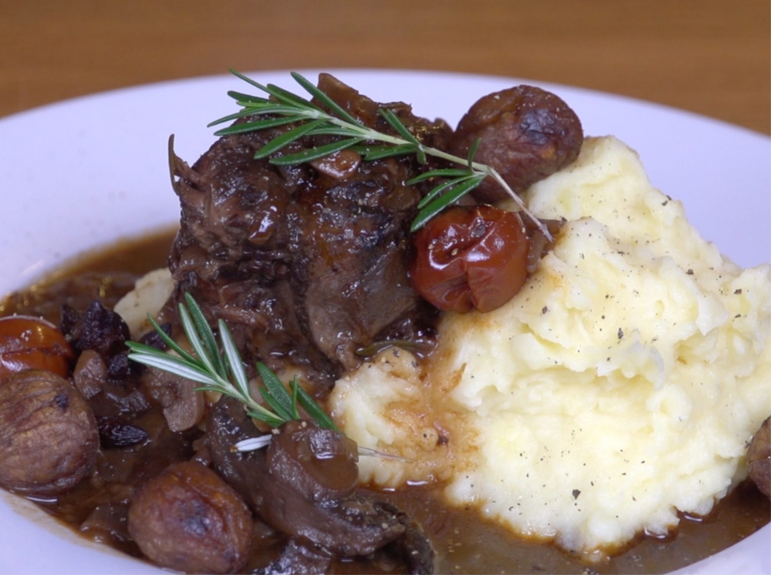 Beef Cheeks Low & Slow with Chestnuts