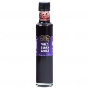 Picture of a bottle of Peplers Wild Berry Sauce