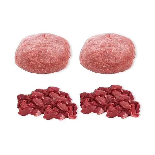 Rose Veal Combo Pack 2 X Dice and 2 X Mince