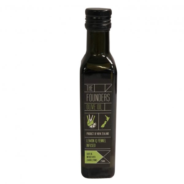 Founders Lemon & Fennel infused Extra Virgin Olive Oil