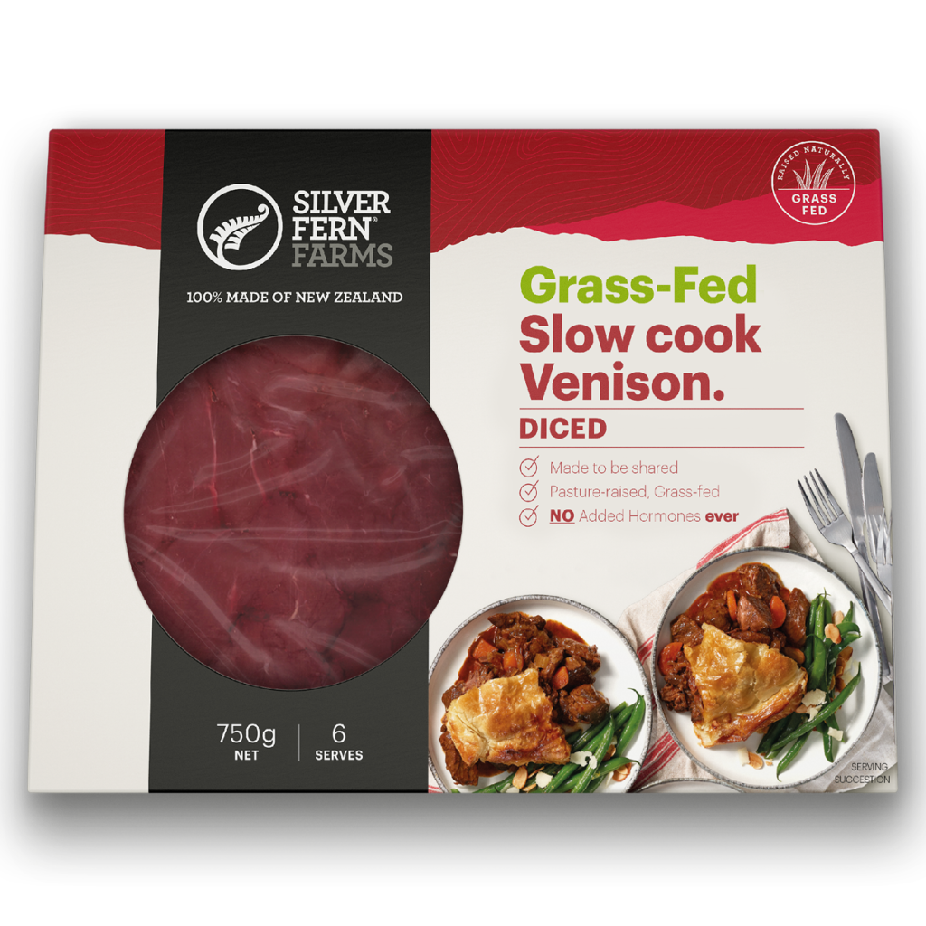 Silver Fern Farms Venison Diced 750gm Gourmet Direct