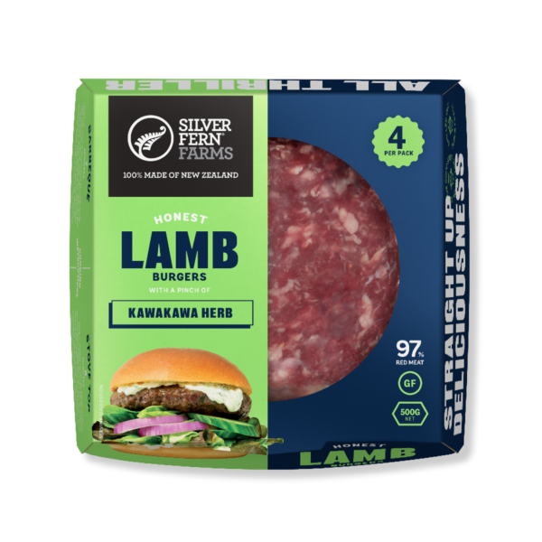 Silver Fern Farms Honest Lamb Burgers