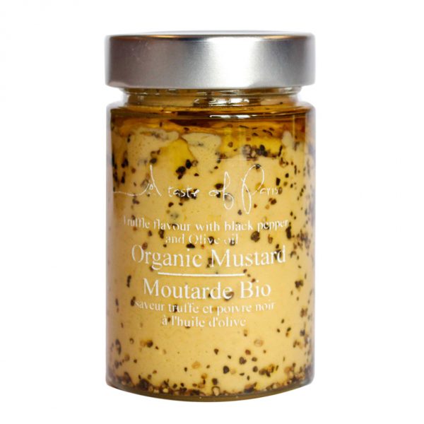 A Taste Of Paris - Truffle Flavour with Black Pepper & Olive Oil Organic Mustard