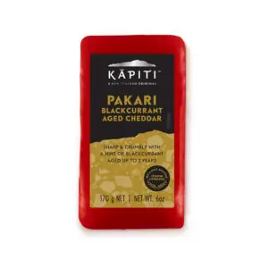 Kāpiti Pakari Blackcurrant Cheddar 170gm