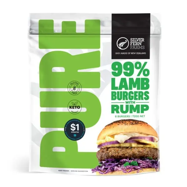 Silver Fern Farms Lamb Burgers with Rump