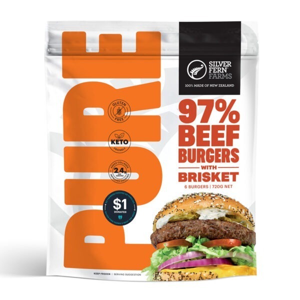 Pure Beef Burgers with Brisket