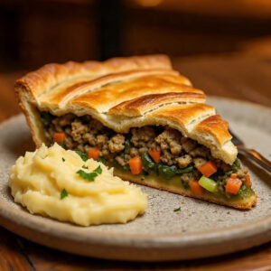 MYLK Mince and Cheddar Family Pie