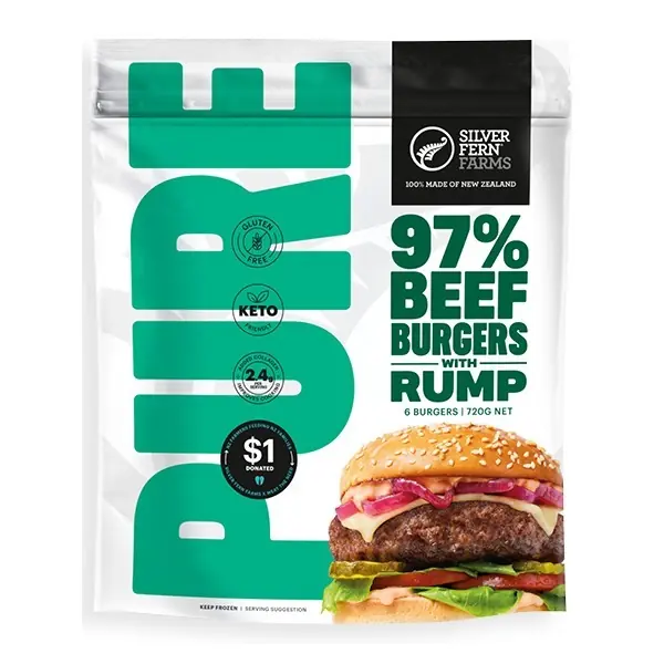 Silver Fern Farms Beef Rump Burgers