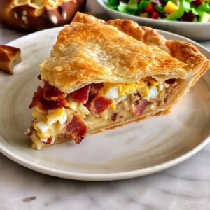 MYLK Bacon and Egg Family Pie