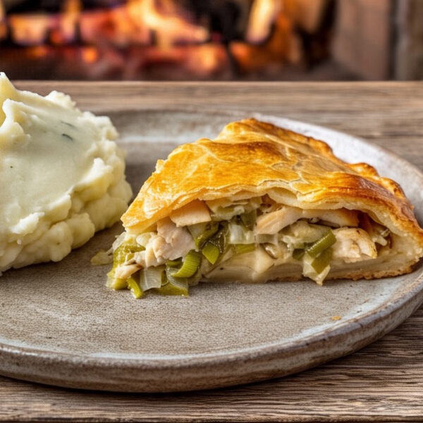 MYLK Chicken and Leek Family Pie