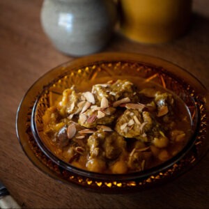 MYLK Lamb Tagine with Israeli Cous Cous