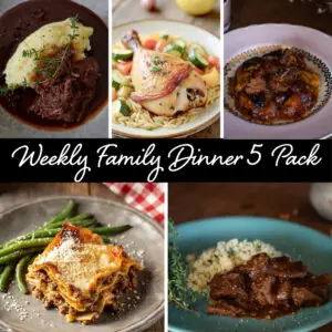 Weekly Family Dinner 5 Pack