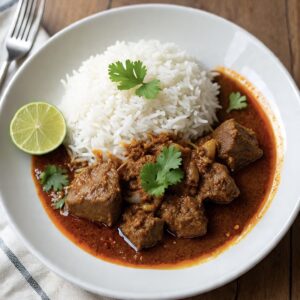 Beef Rendang with Steamed Rice – RTE Micro Meal