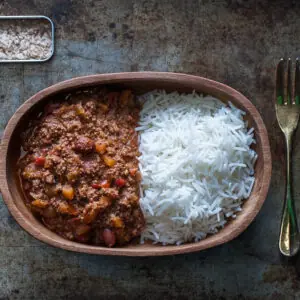 Chilli Con Carne with Rice Micro Meal